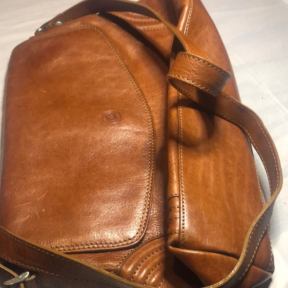 Bohemian Brown genuine leather fall Italy Giudi purse